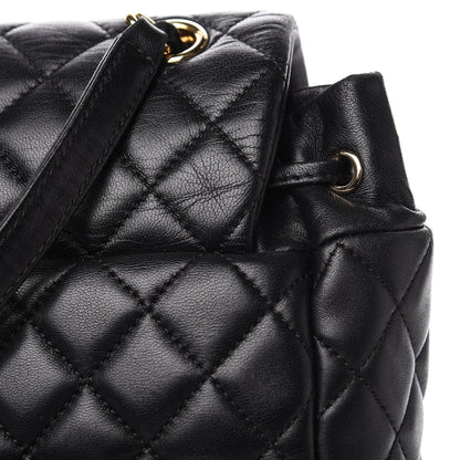 Chanel Lambskin Quilted Large Urban Spirit Backpack Black 14 of 17