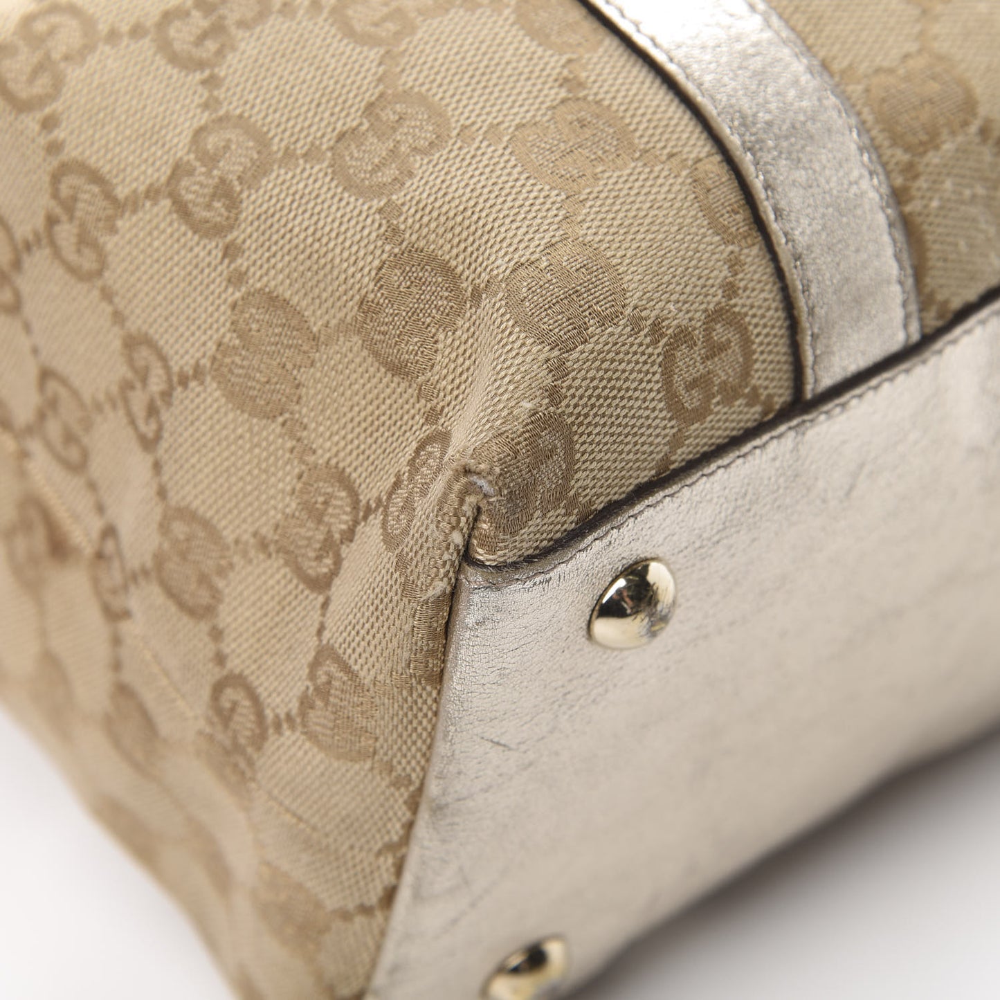 Monogram Medium Abbey Tote Metallic