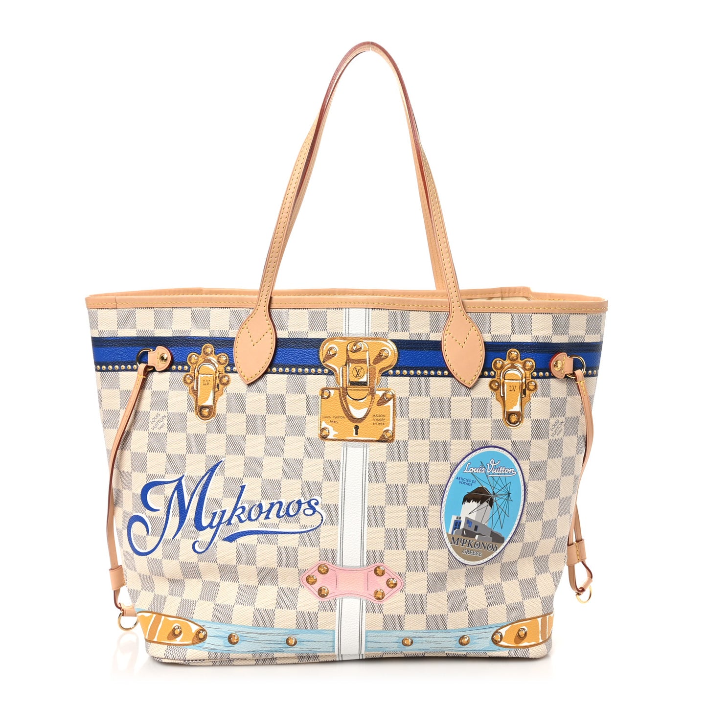 Damier Azur Summer Trunks Mykonos Neo Neverfull MM