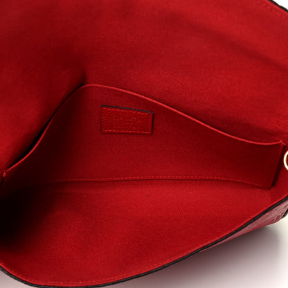 Louis Vuitton Empreinte Pochette Felicie Chain Wallet Scarlet 4 of 5