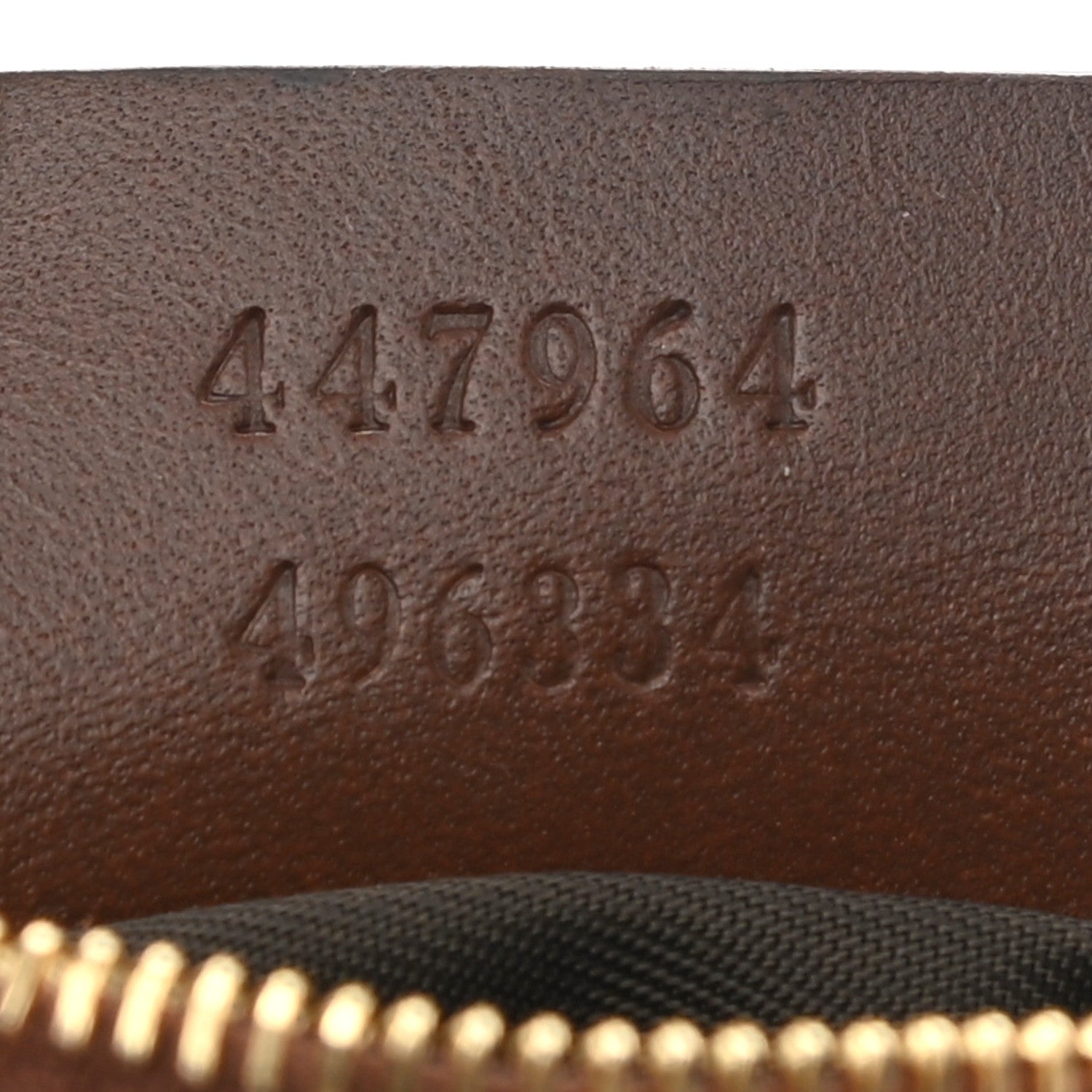Gucci GG Supreme Monogram Key Case Beige Ebony Cuir 7 of 8