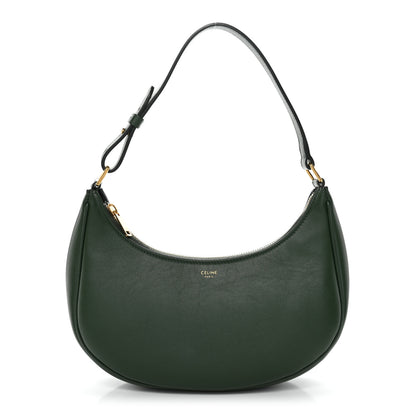 Celine Smooth Calfskin Medium Strap Ava Shoulder Bag Green 1 of 11