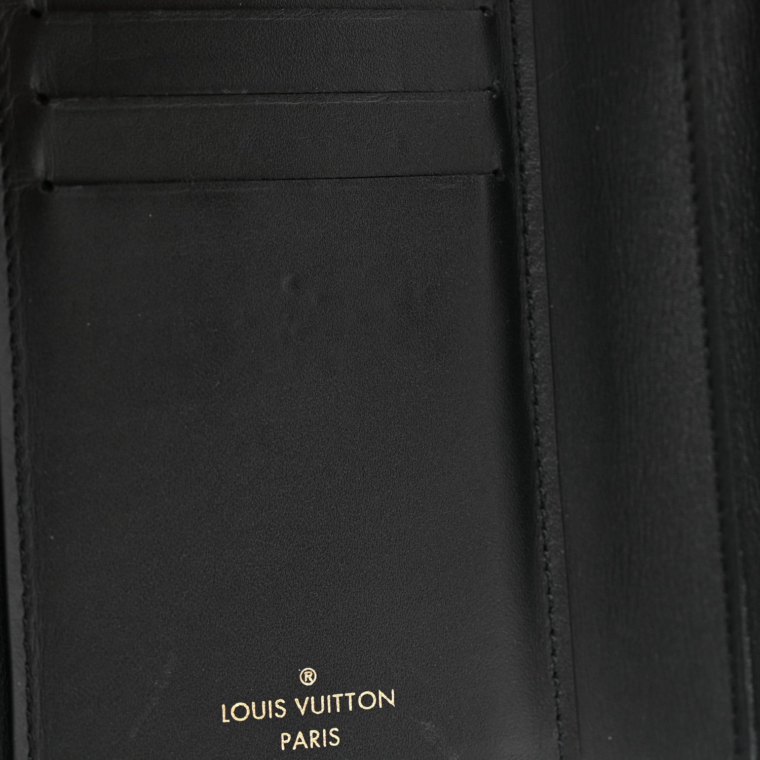 Louis Vuitton Monogram Flower Lock Compact Wallet Black 7 of 8