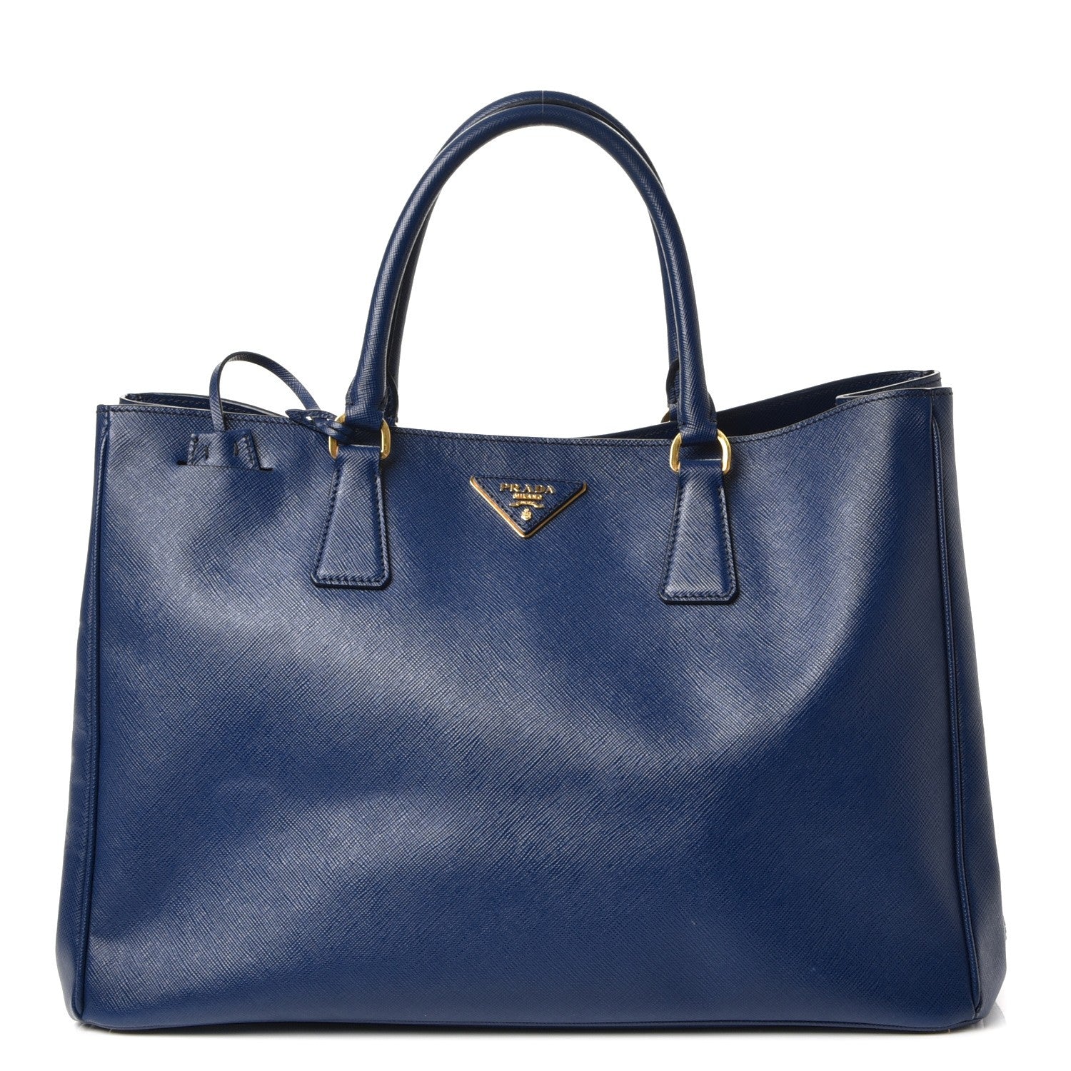 Prada Saffiano Lux Large Tote Bluette 1 of 8