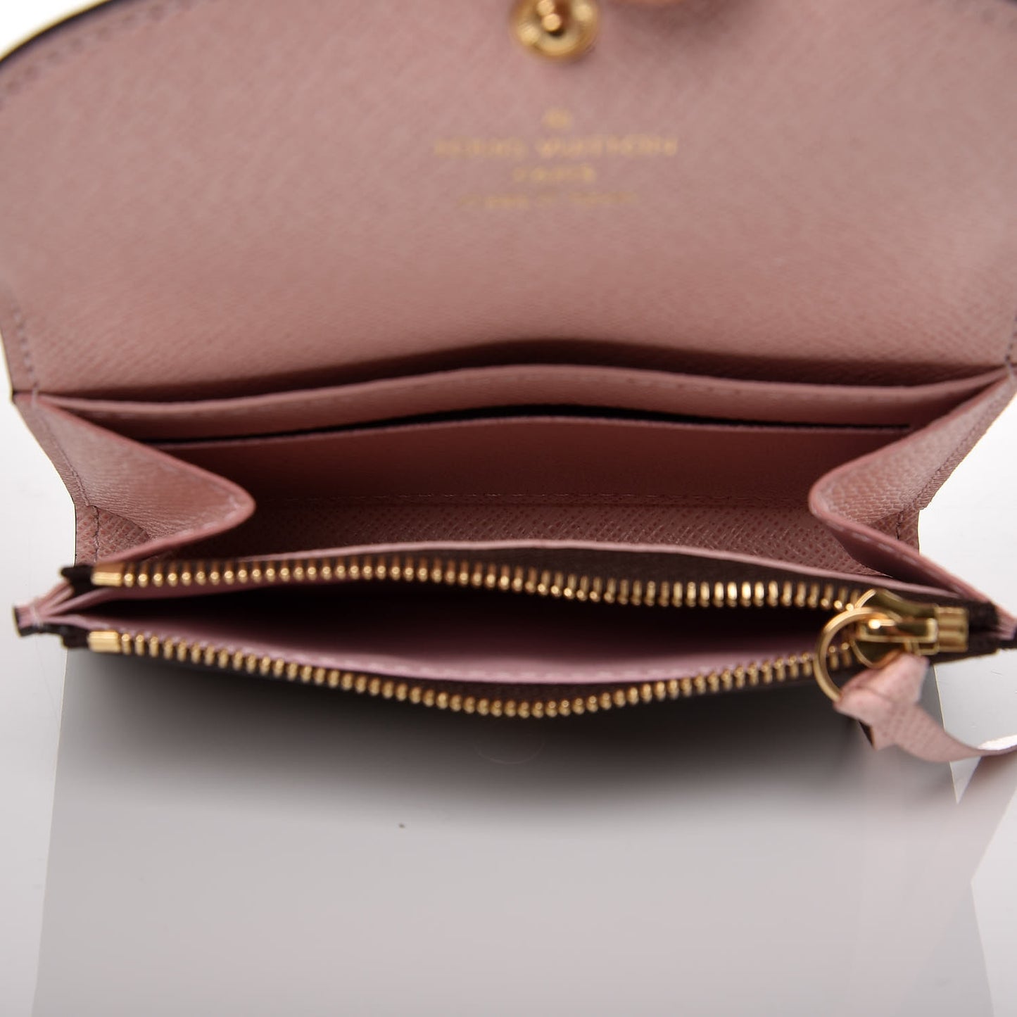 Monogram Rosalie Coin Purse Rose Ballerine