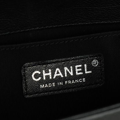 Chanel Calfskin Quilted Medium Boy Flap Black 6 of 7