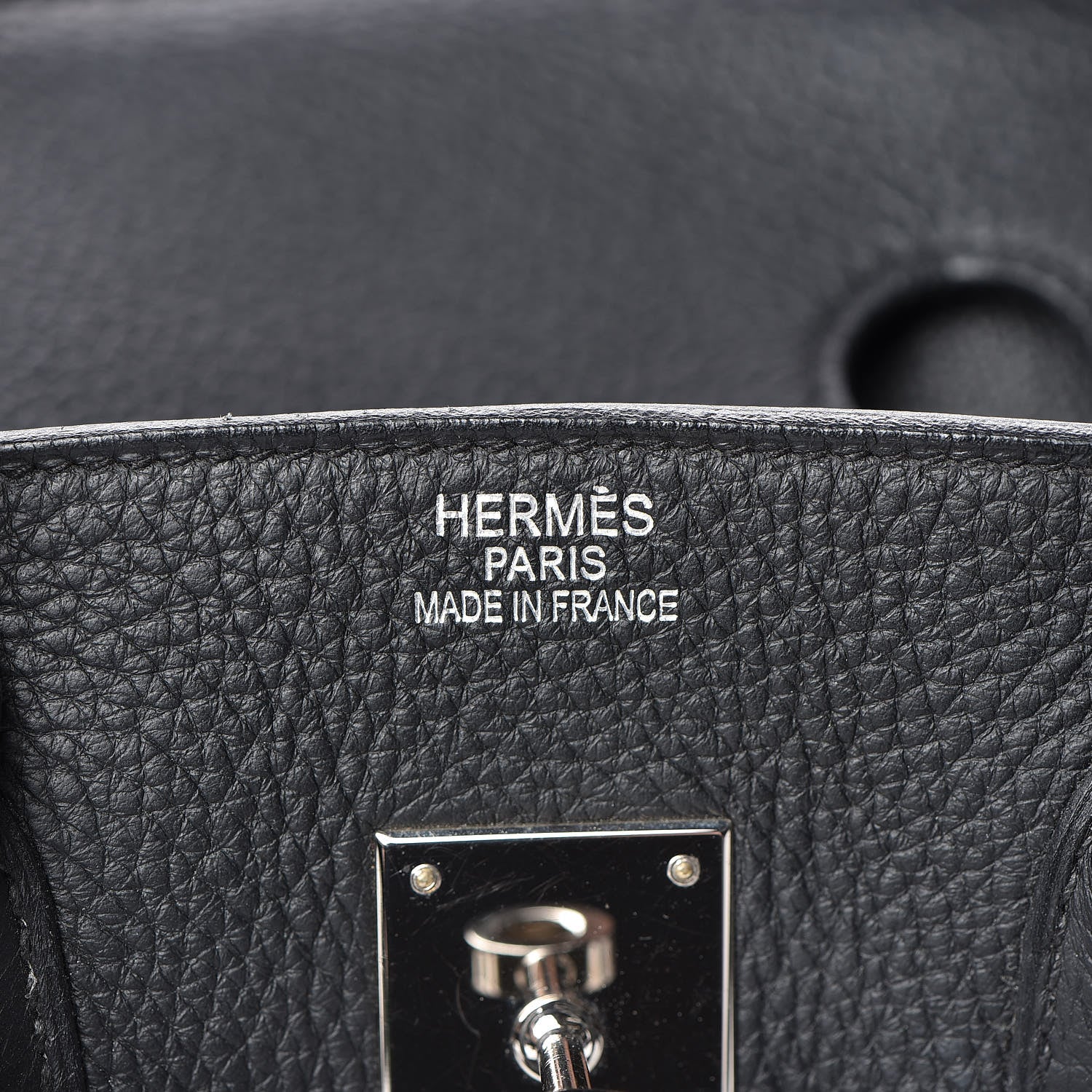 Hermes Taurillon Clemence Birkin 35 Black 20 of 37