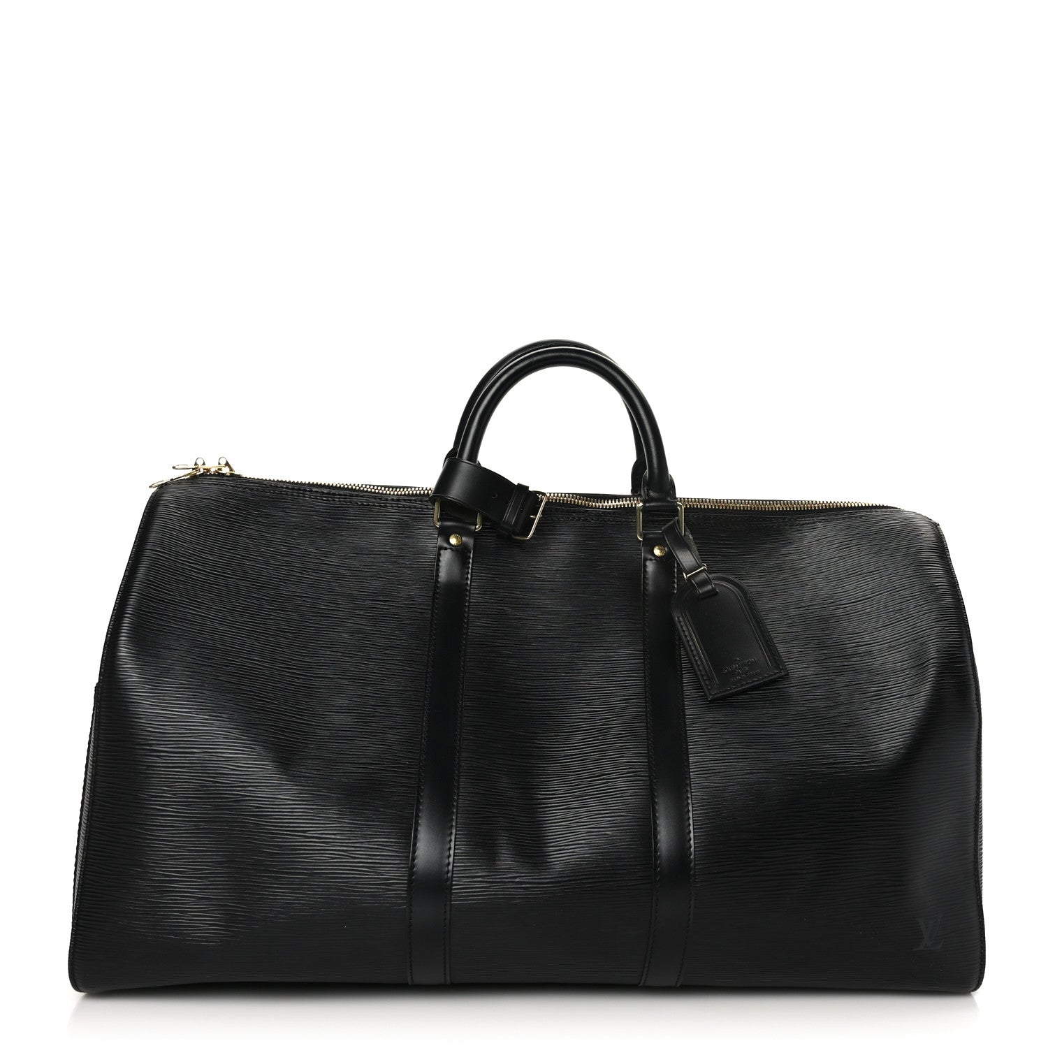 Louis Vuitton Epi Keepall 50 Black 1 of 12