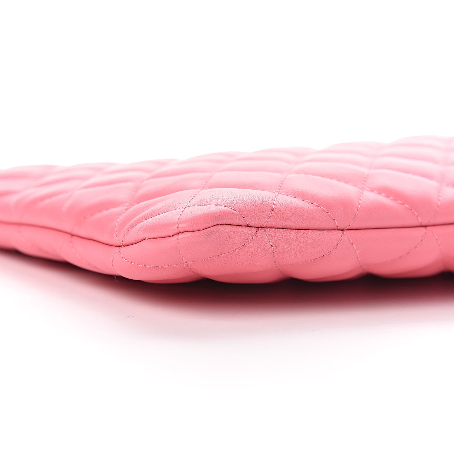 Chanel Lambskin Quilted Large Casino Beauty CC Cosmetic Case Fuchsia 8 of 9