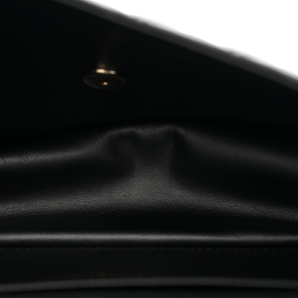 Lambskin Quilted Fantasy Pearl Flap Black