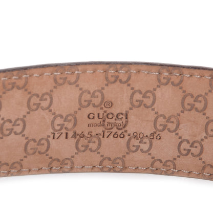Gucci Monogram Crystal Flower GG Belt Brown 5 of 7