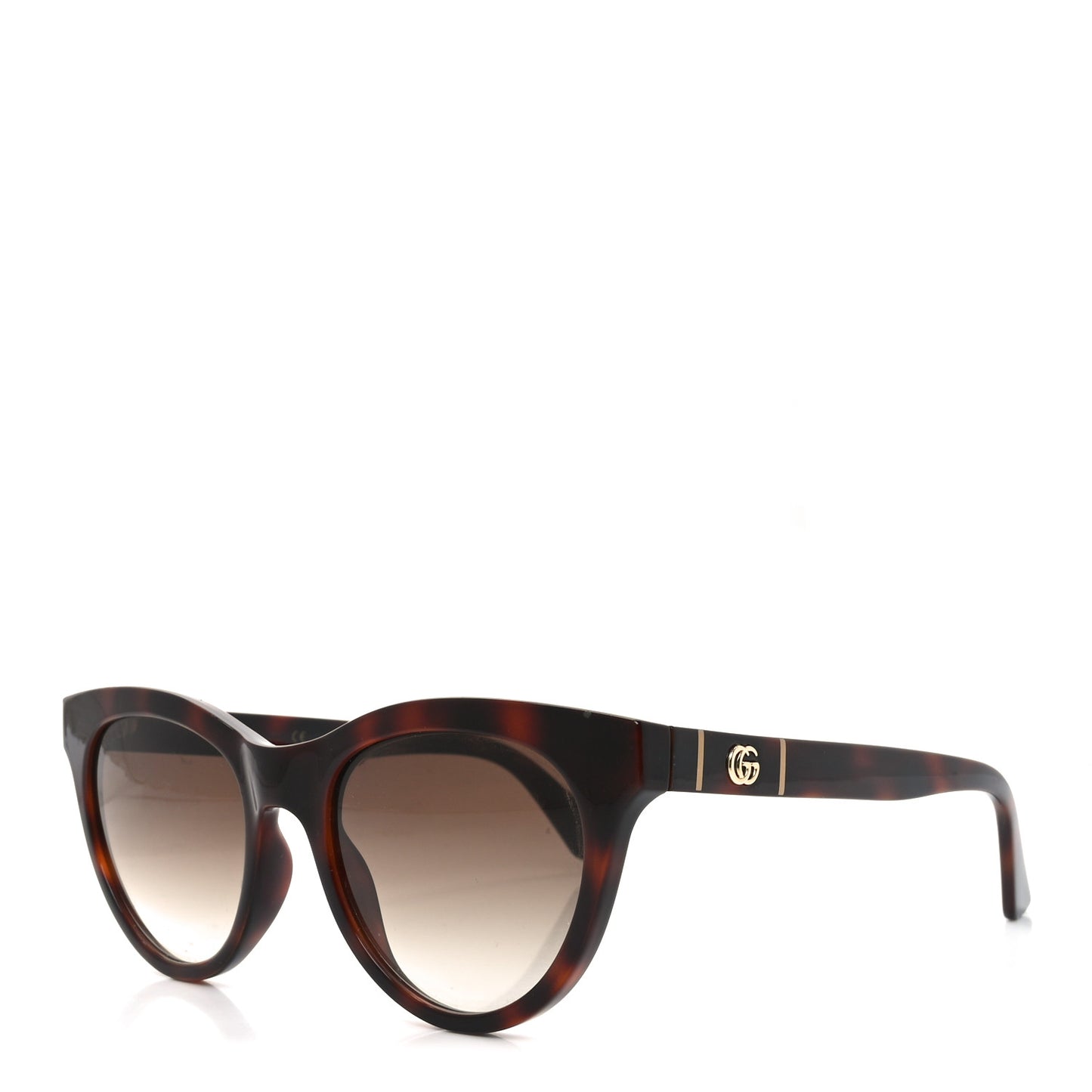 Round Sunglasses GG0763S Tortoise