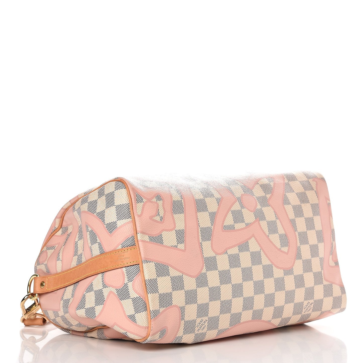 Damier Azur Tahitienne Speedy Bandouliere 30 Rose Ballerine