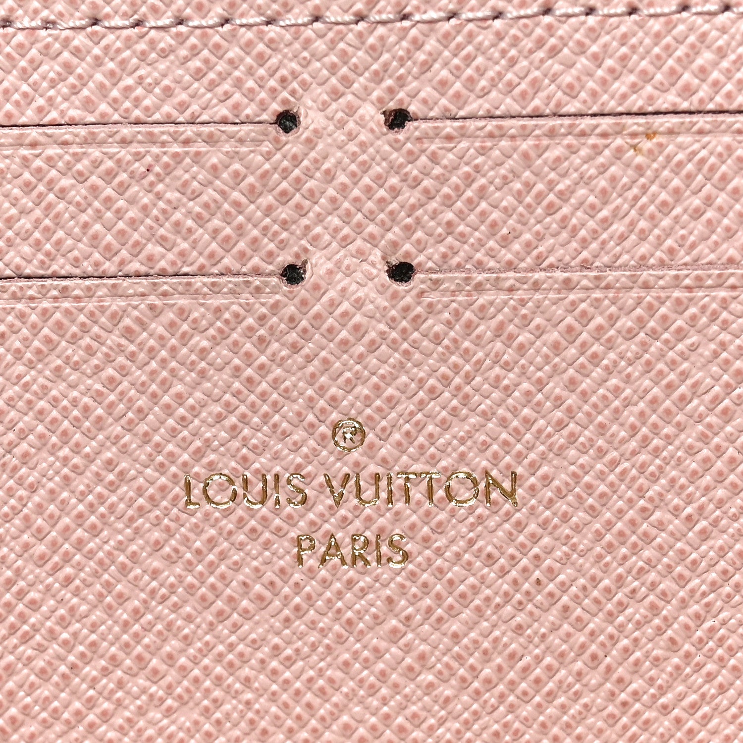 Louis Vuitton Damier Azur Clemence Wallet Rose Ballerine 6 of 6