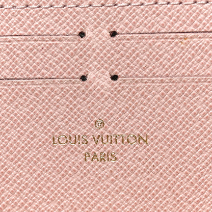 Louis Vuitton Damier Azur Clemence Wallet Rose Ballerine 6 of 6