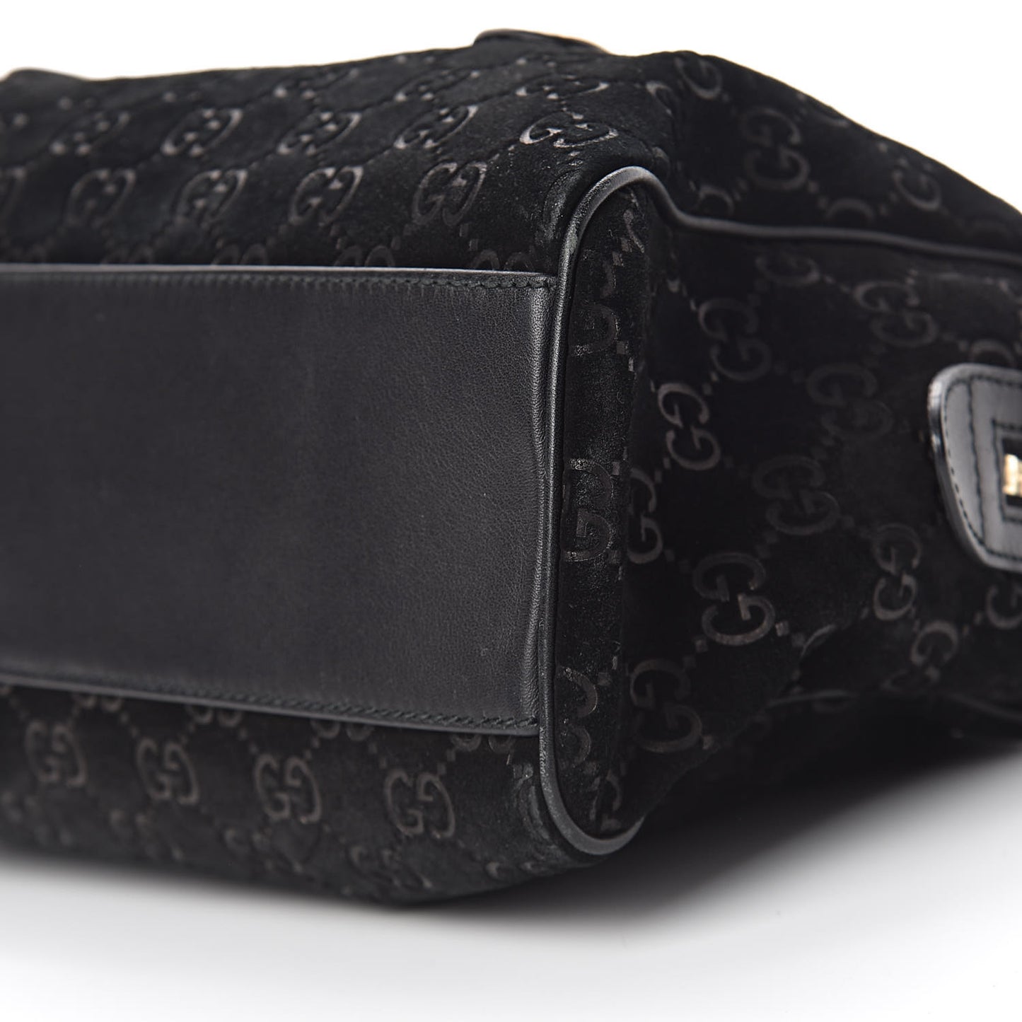 Guccissima Suede Charmy Boston Black