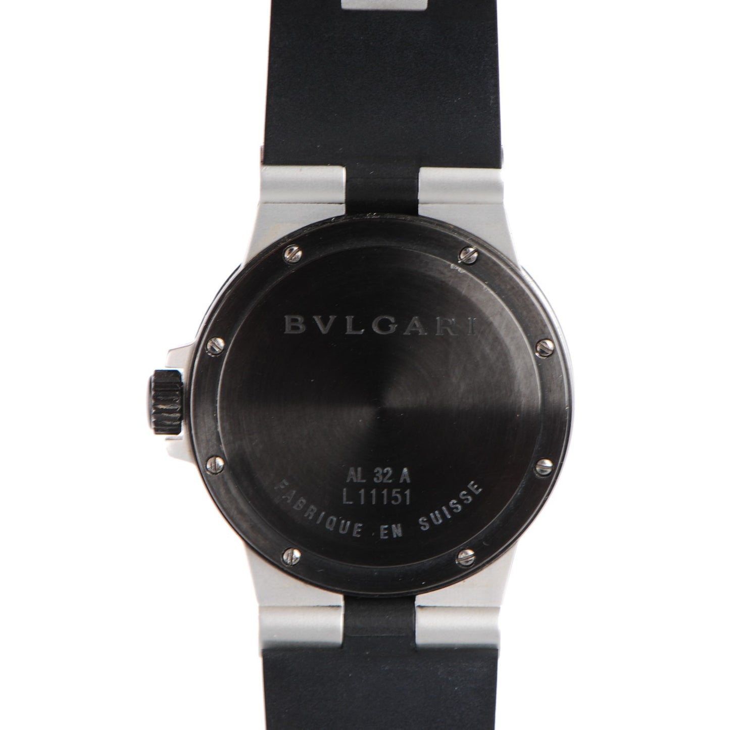 Aluminum Rubber 32mm Diagono Quartz Watch