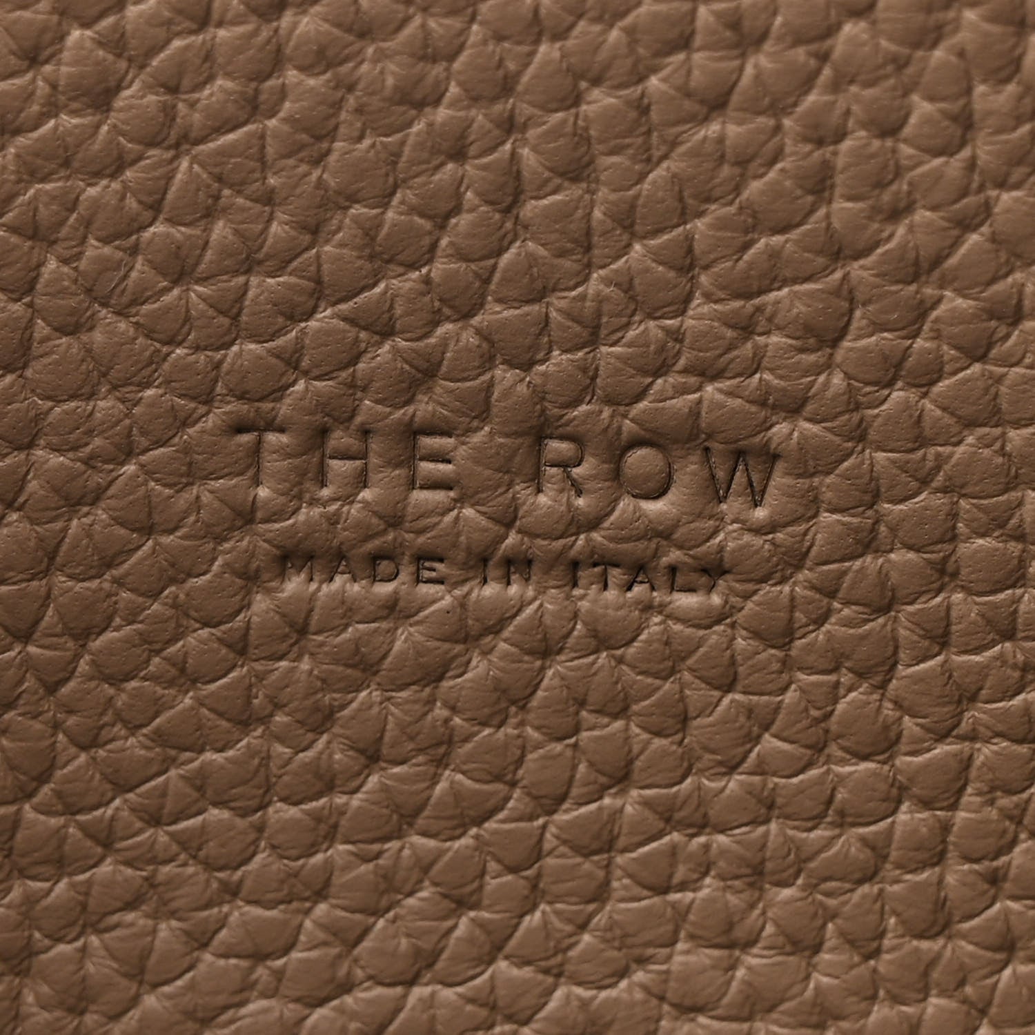 The Row Matte Grained Calfskin Soft Margaux 12 Dark Taupe 6 of 9