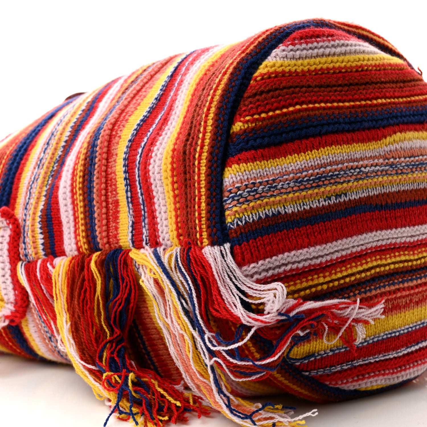 Chloe Recycled Cashmere Knit Fringe Jorge Hobo Multicolor 9 of 10