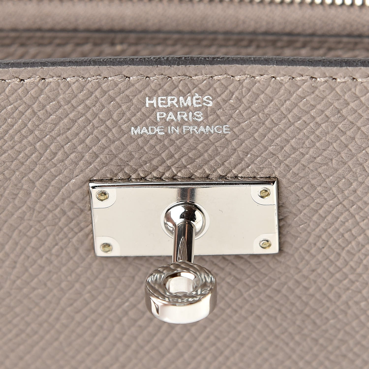 Hermes Epsom Kelly Longue Wallet Gris Asphalte 6 of 8