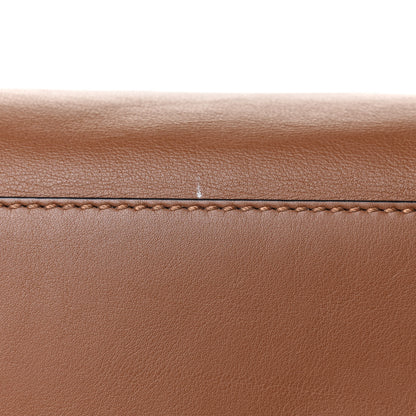 Fendi Calfskin Lace Up Large Peekaboo Iconic Satchel Cognac 14 of 17