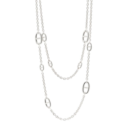 Hermes Sterling Silver Farandole Necklace 120 1 of 6