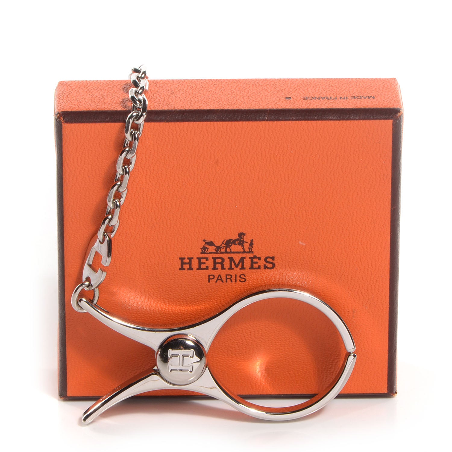 Hermes Palladium Filou Glove Clip Silver 4 of 4