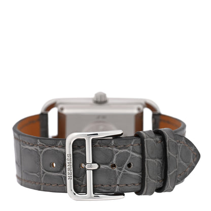 Hermes Stainless Steel Alligator 29mm Cape Cod Automatic Watch Gris Perle 3 of 4