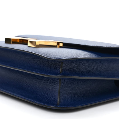 Hermes Epsom Constance 24 Bleu Saphir 8 of 9