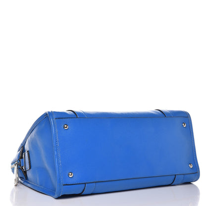 Marc Jacobs Lambskin Calf Hair Medium Serengeti Wellington Blue 4 of 10