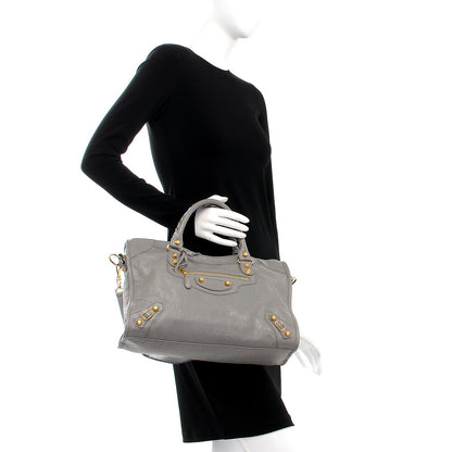 Balenciaga Agneau Giant 12 Gold Hardware City Gris Pyrite 3 of 11