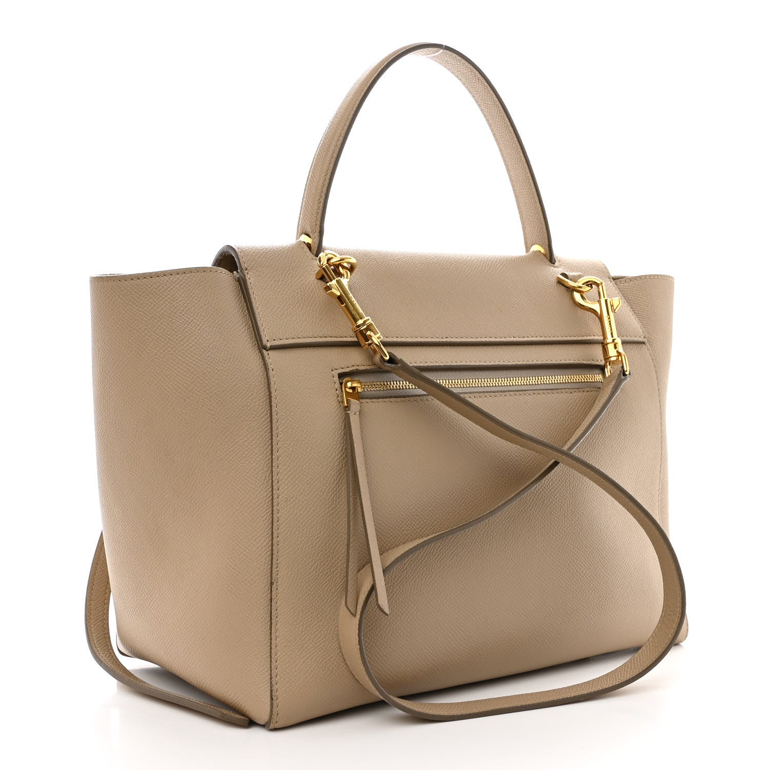 Celine Grained Calfskin Mini Belt Bag Light Taupe 3 of 12
