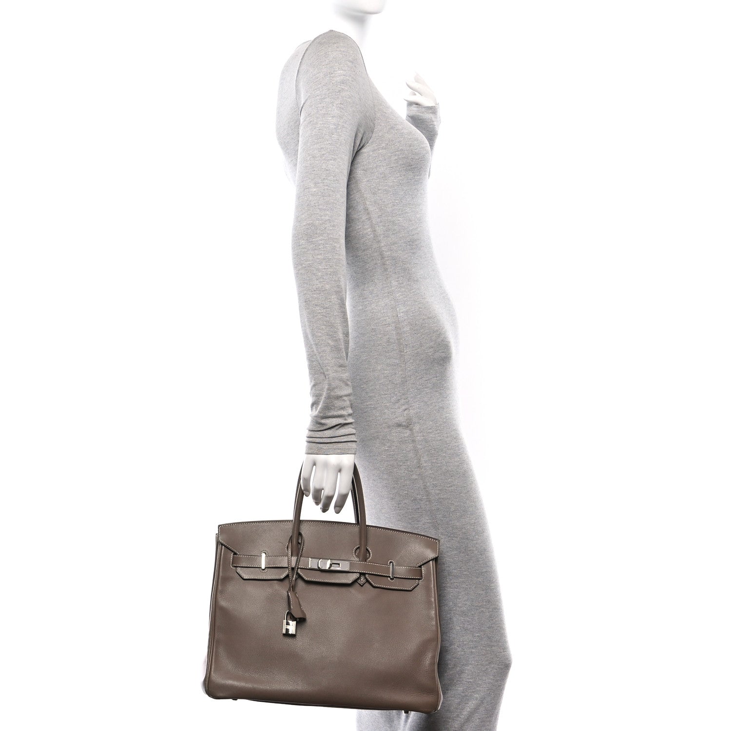 Hermes Swift Birkin 35 Etoupe 2 of 10
