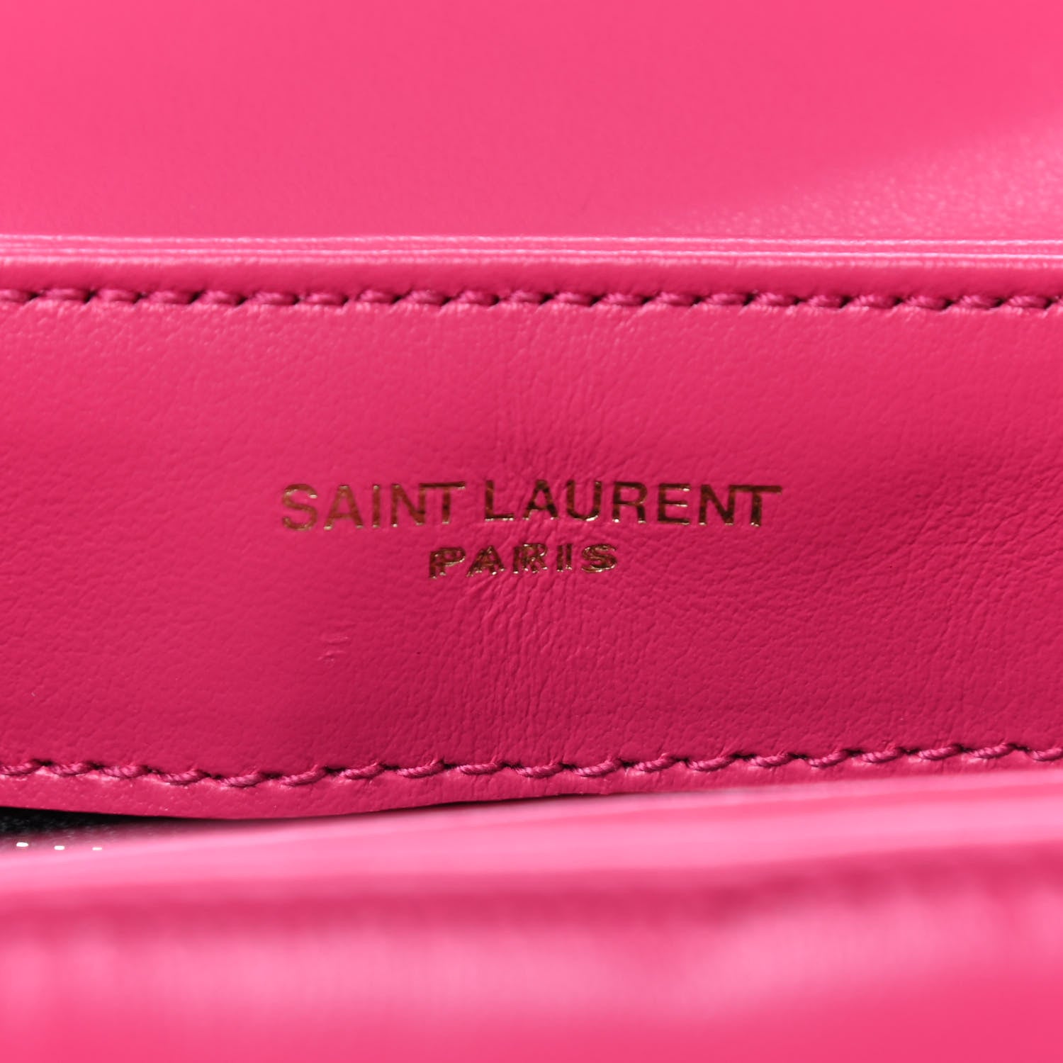 Saint Laurent Calfskin Y Quilted Monogram Toy Loulou Crossbody Bag Freesia 7 of 9