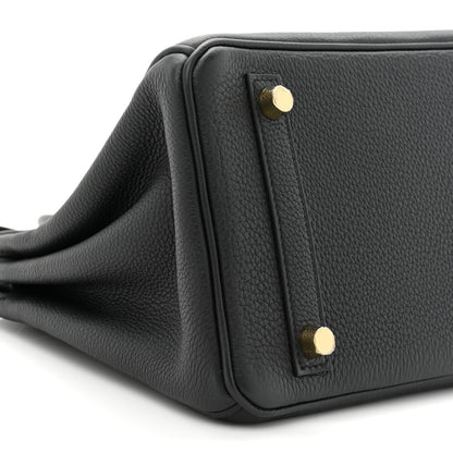 Hermes Togo Birkin 25 Black 8 of 9