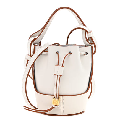 Loewe Calfskin Nano Balloon Bucket Bag Soft White 1 of 9