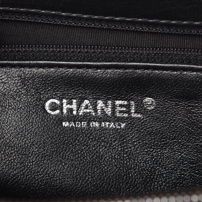 Chanel Calfskin Quilted Grand Shopping Tote GST Black 8 of 13