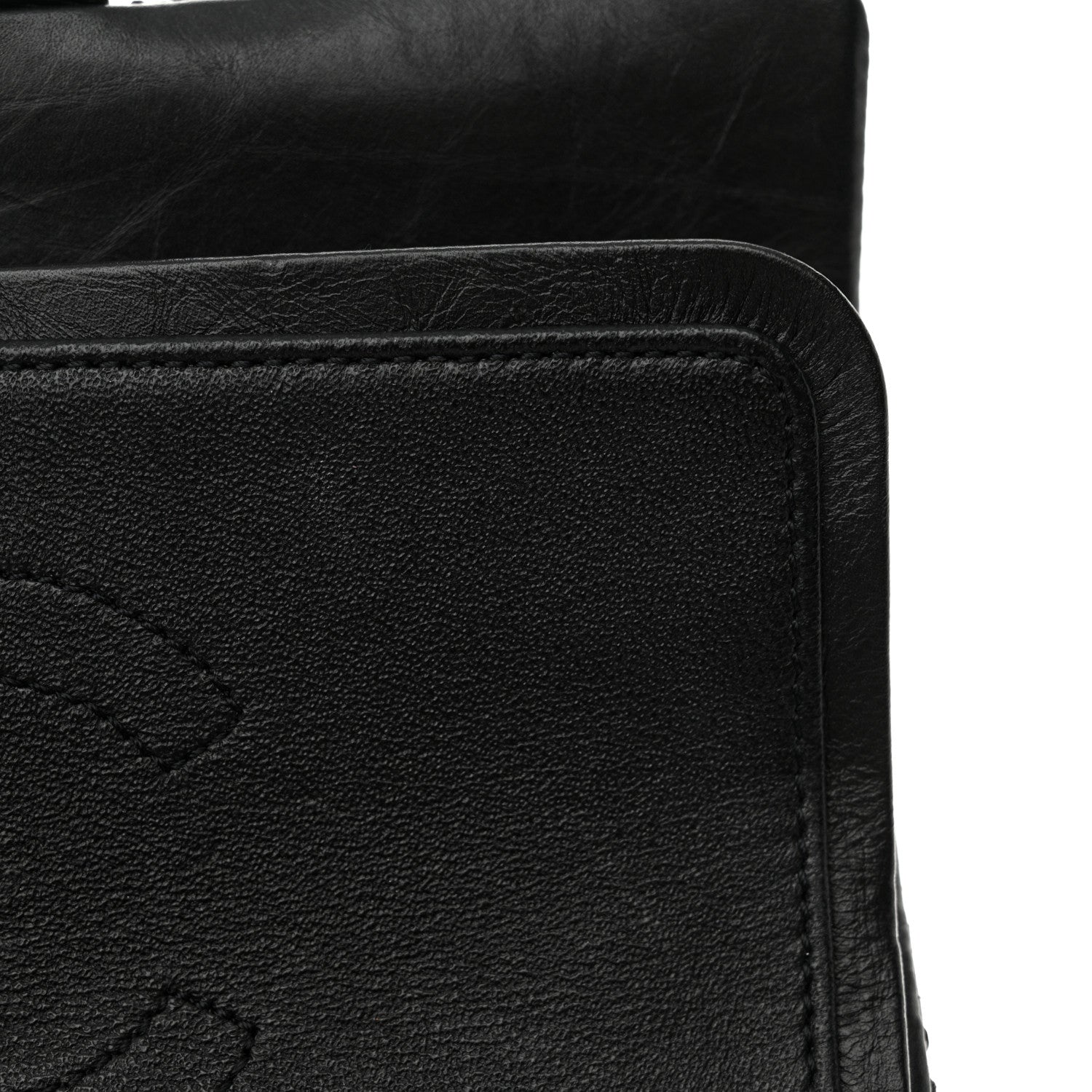 Chanel Aged Calfskin Lucky Charms 2.55 Reissue 224 Flap Black 11 of 12