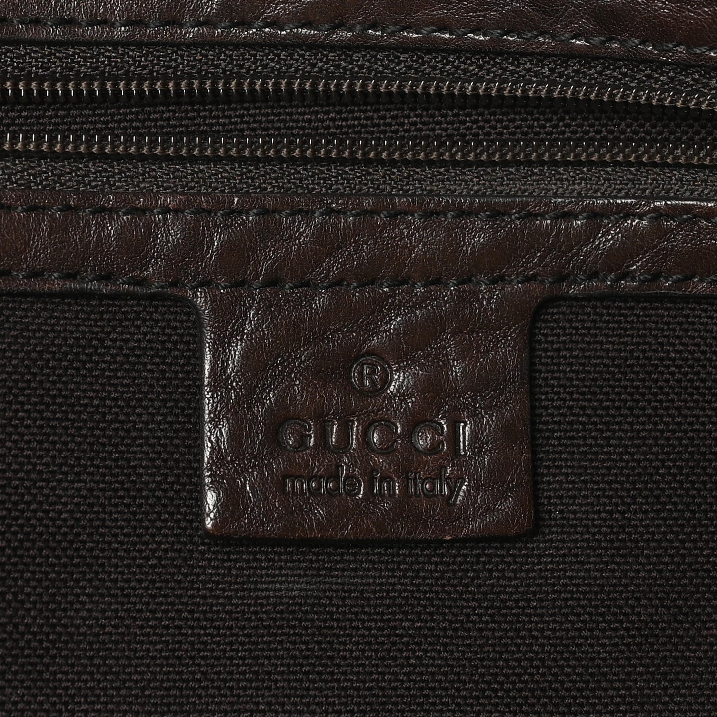 Crystal Monogram Large Babouska Vertical Shopping Tote Brown