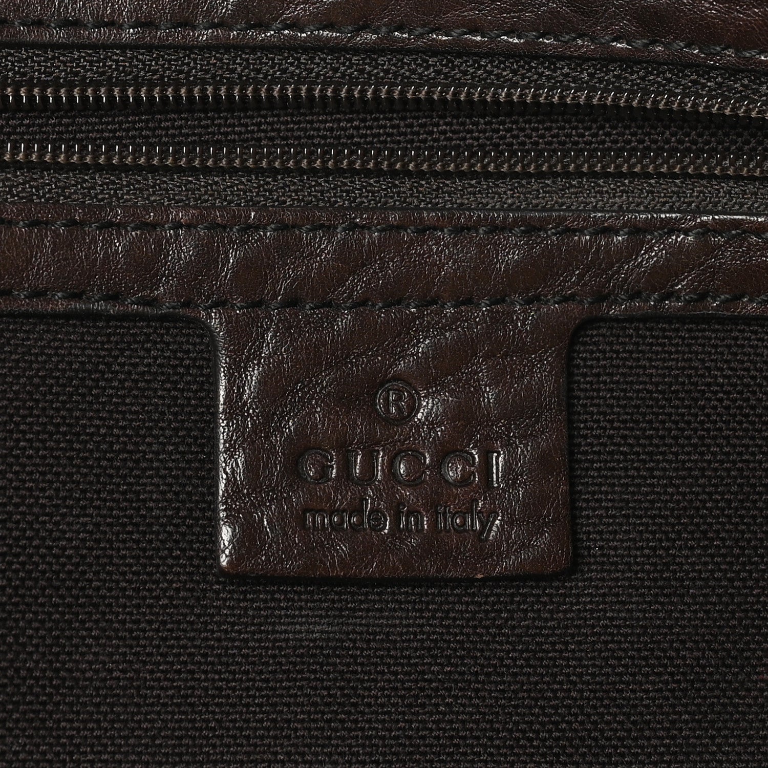 Gucci Crystal Monogram Large Babouska Vertical Shopping Tote Brown 6 of 12