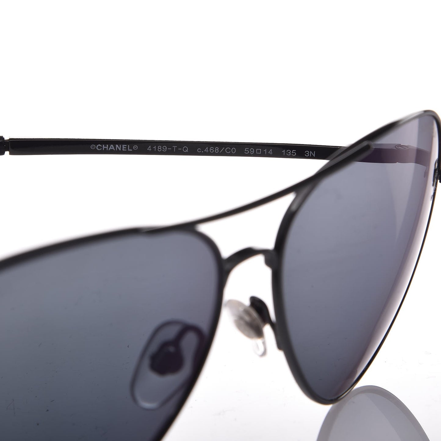 Aviator CC Sunglasses 4189-T-Q Black