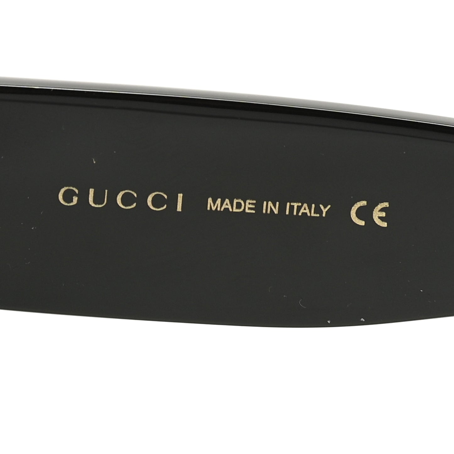 Acetate Pearl Rectangular Frame Sunglasses GG0234S Black Orange