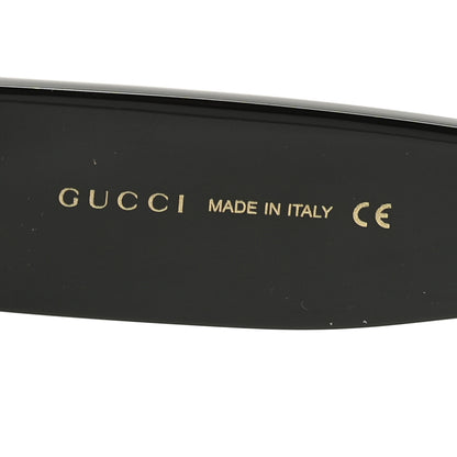 Gucci Acetate Pearl Rectangular Frame Sunglasses GG0234S Black Orange 6 of 8