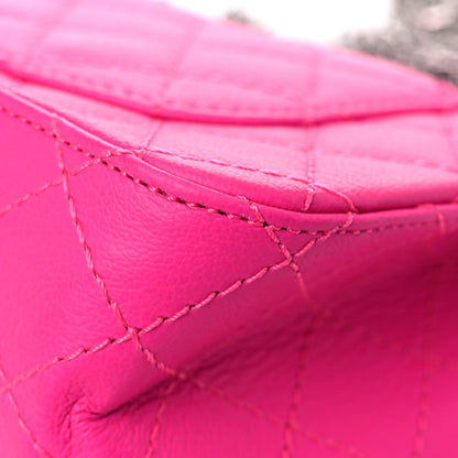 Chanel Goatskin Quilted 2.55 Reissue Mini Flap Fluorescent Pink 10 of 11