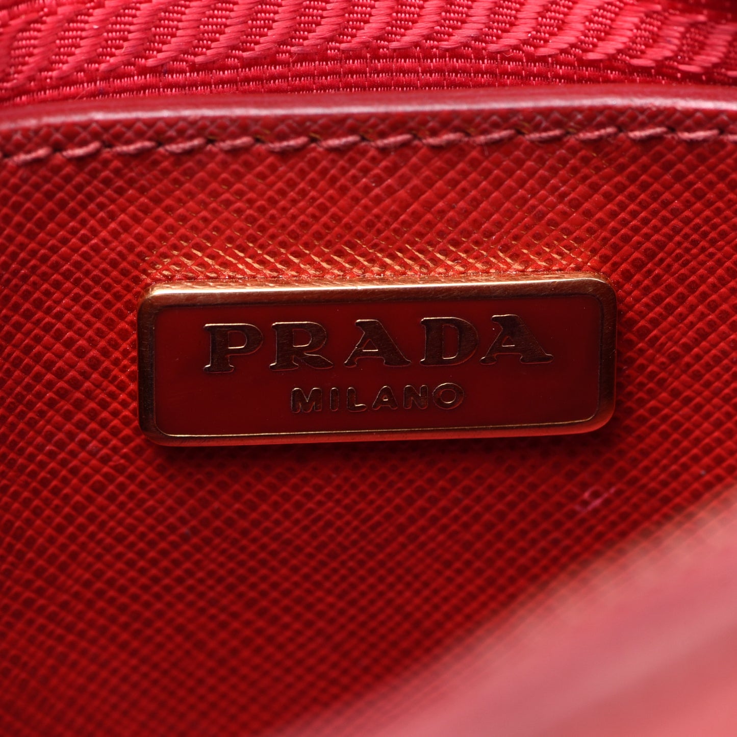 Saffiano Lux Mini Promenade Tote Fuoco
