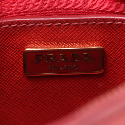 Prada Saffiano Lux Mini Promenade Tote Fuoco 6 of 13