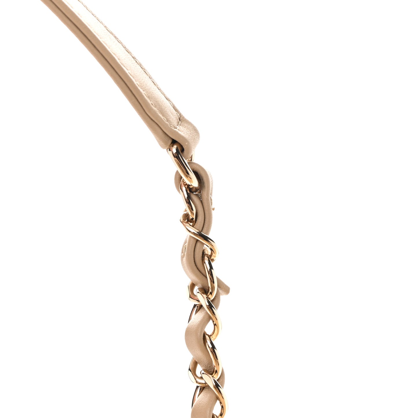 Mixed Fibers Medium Deauville Tote Beige