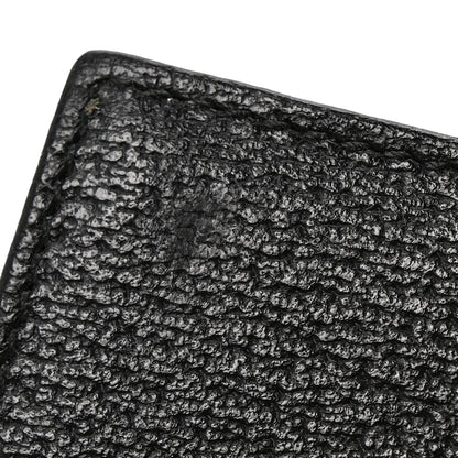Gucci Calfskin Boar Effect GG Marmont Card Case Black 8 of 9