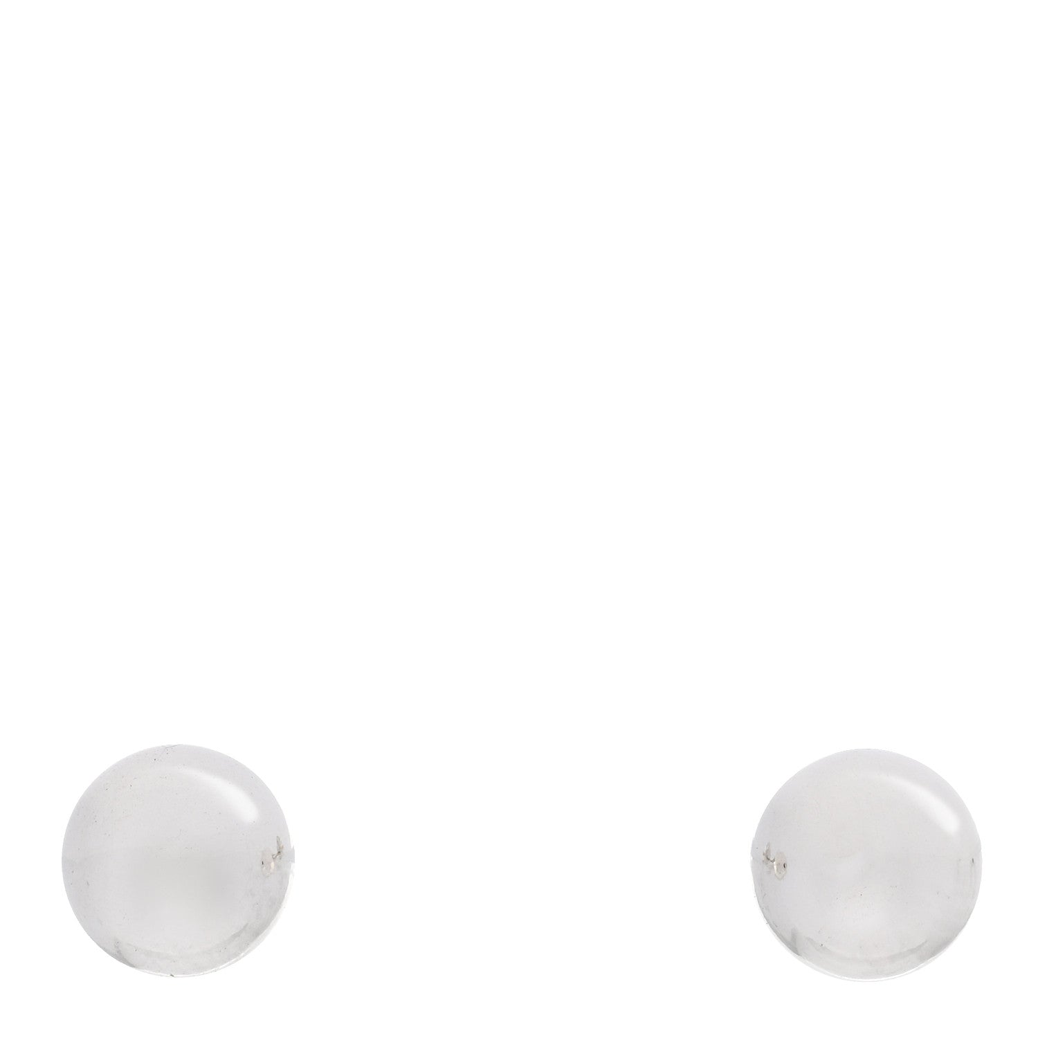 Tiffany Sterling Silver 8mm HardWear Ball Earrings 1 of 4