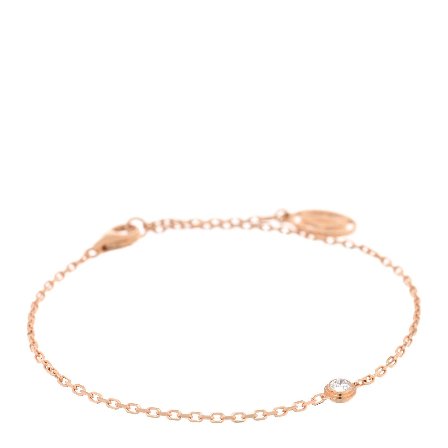 18K Pink Gold Diamond SM D'Amour Bracelet